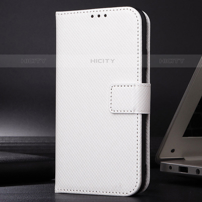 Samsung Galaxy M52 5G用手帳型 レザーケース スタンド カバー BY1 サムスン ホワイト