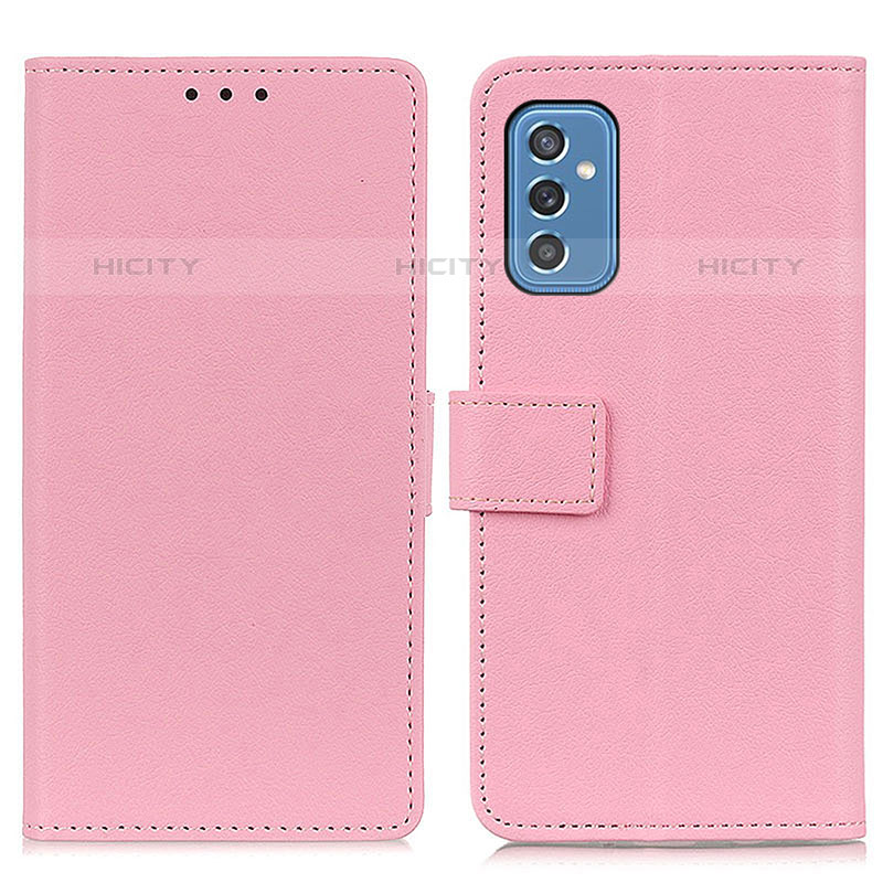 Samsung Galaxy M52 5G用手帳型 レザーケース スタンド カバー M08L サムスン ピンク