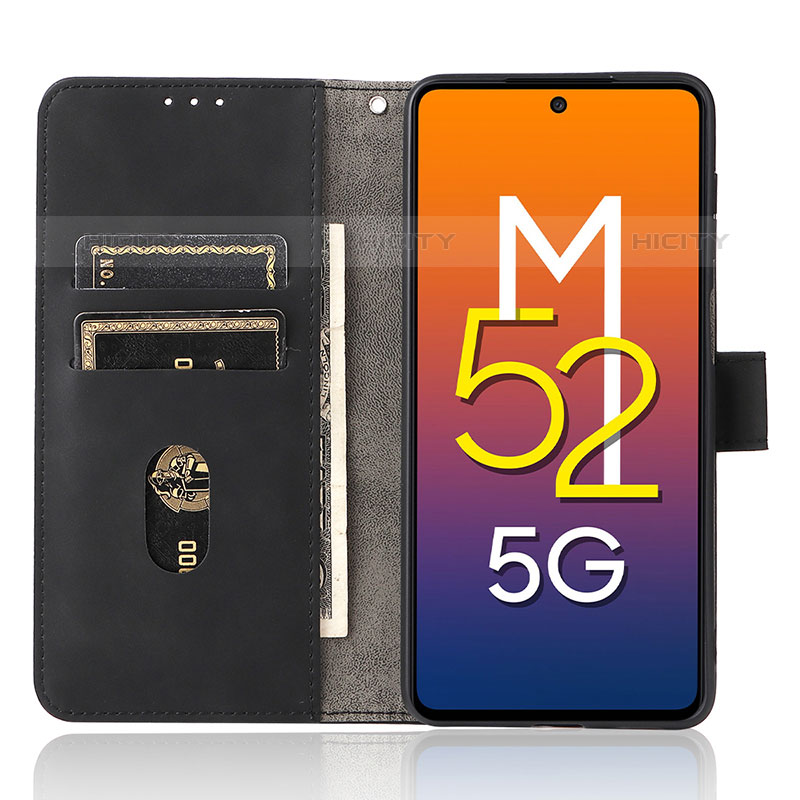 Samsung Galaxy M52 5G用手帳型 レザーケース スタンド カバー L01Z サムスン 