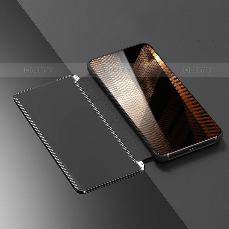 Samsung Galaxy M52 5G用手帳型 レザーケース スタンド 鏡面 カバー L01 サムスン 