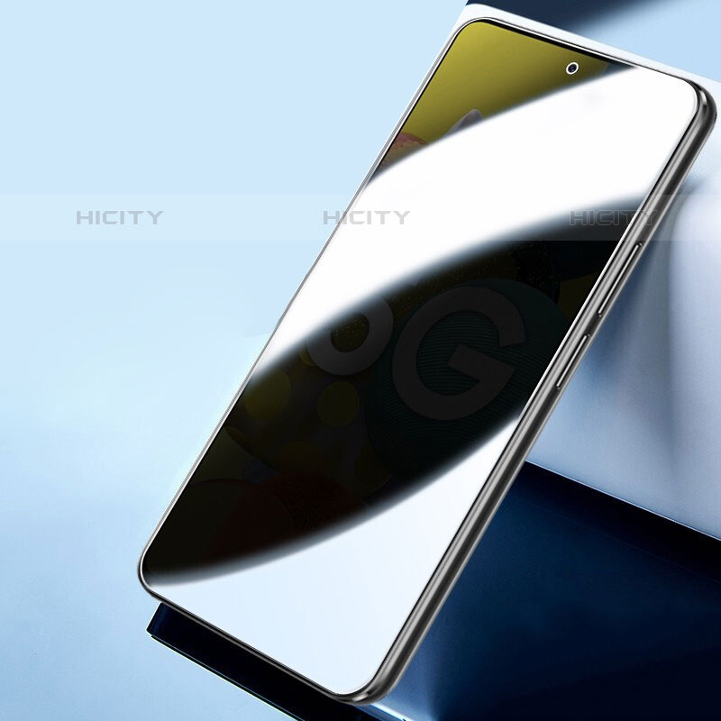 Samsung Galaxy M52 5G用反スパイ 強化ガラス 液晶保護フィルム S04 サムスン クリア