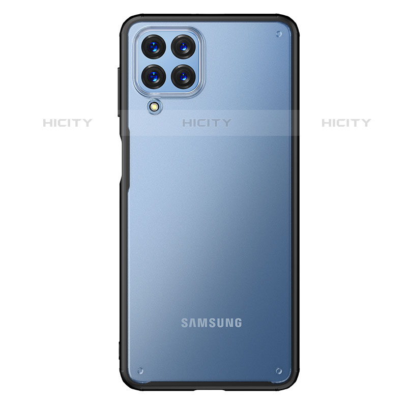 Samsung Galaxy M53 5G用ハイブリットバンパーケース クリア透明 プラスチック カバー WL1 サムスン 