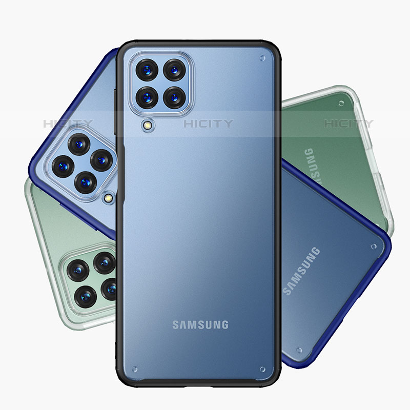 Samsung Galaxy M53 5G用ハイブリットバンパーケース 透明 プラスチック カバー WL1 サムスン 