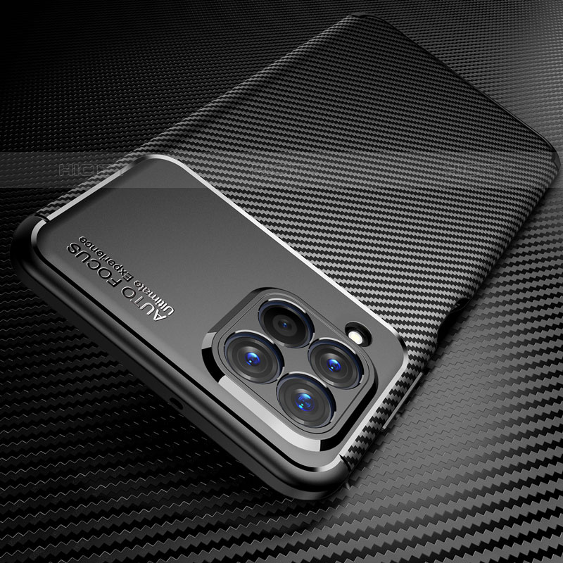 Samsung Galaxy M53 5G用シリコンケース ソフトタッチラバー ツイル カバー サムスン 