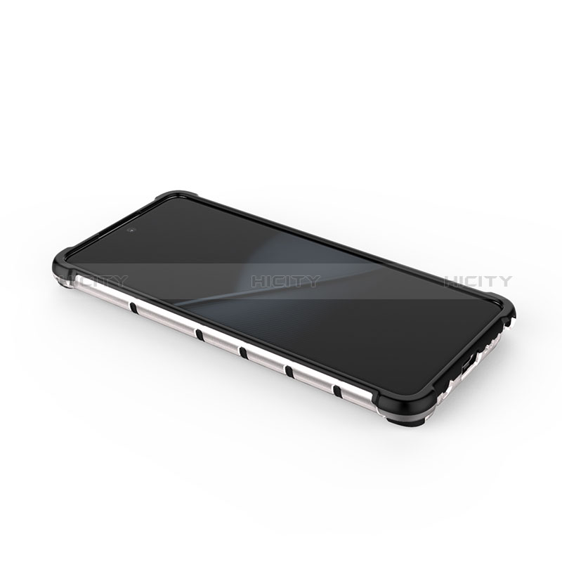 Samsung Galaxy M60s用360度 フルカバー ハイブリットバンパーケース クリア透明 プラスチック カバー AM2 サムスン 