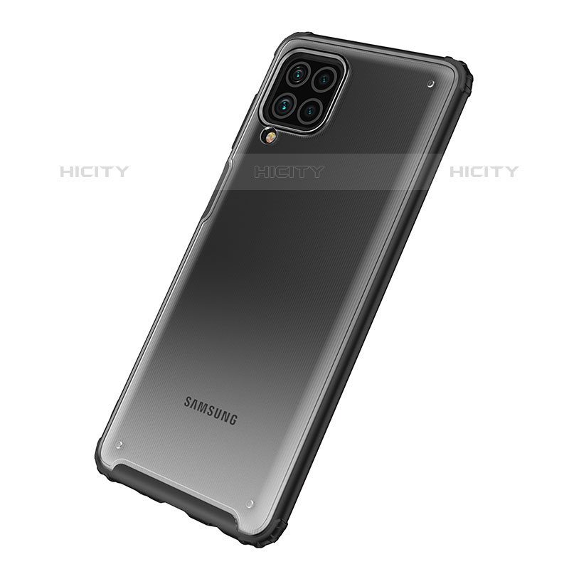 Samsung Galaxy M62 4G用ハイブリットバンパーケース クリア透明 プラスチック カバー サムスン 