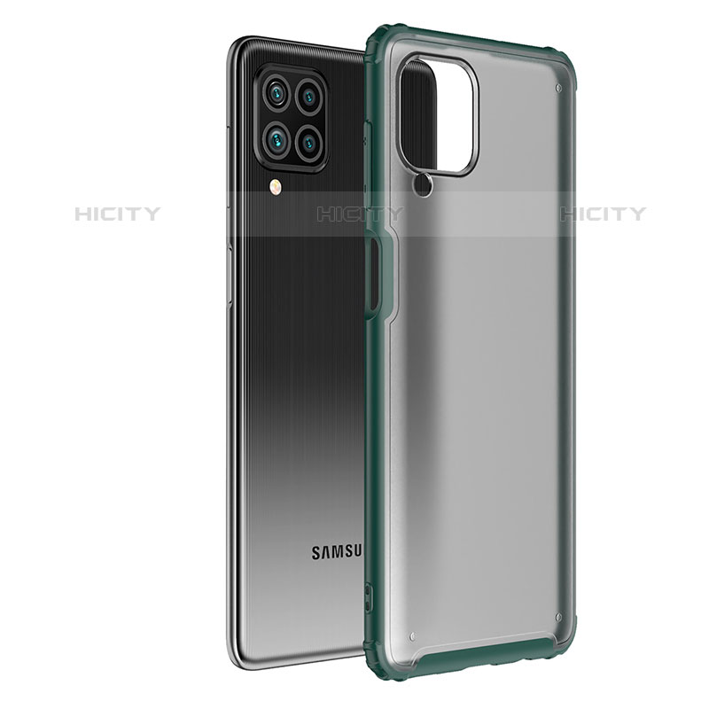 Samsung Galaxy M62 4G用ハイブリットバンパーケース クリア透明 プラスチック カバー サムスン 