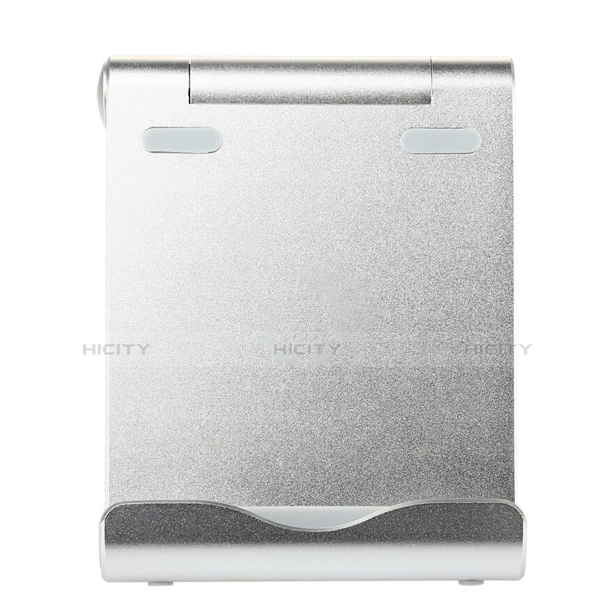 Samsung Galaxy Note 10.1 2014 SM-P600用スタンドタイプのタブレット ホルダー ユニバーサル T27 サムスン シルバー