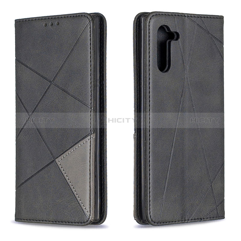 Samsung Galaxy Note 10 5G用手帳型 レザーケース スタンド カバー B07F サムスン ブラック