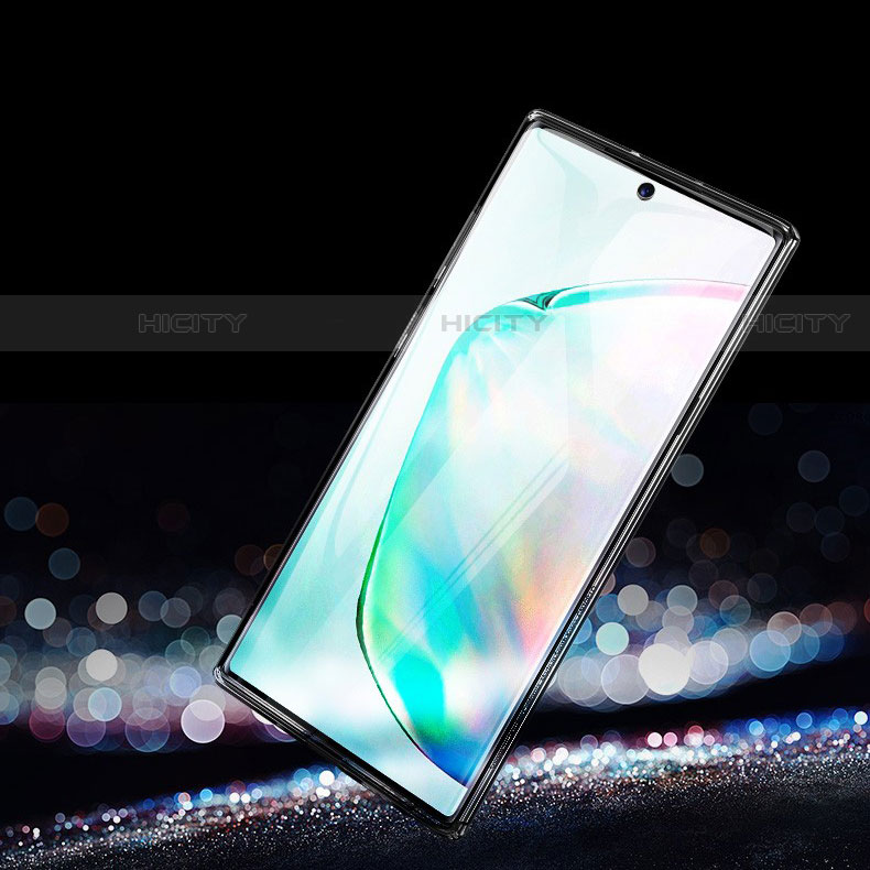 Samsung Galaxy Note 10 5G用極薄ソフトケース シリコンケース 耐衝撃 全面保護 クリア透明 T02 サムスン クリア