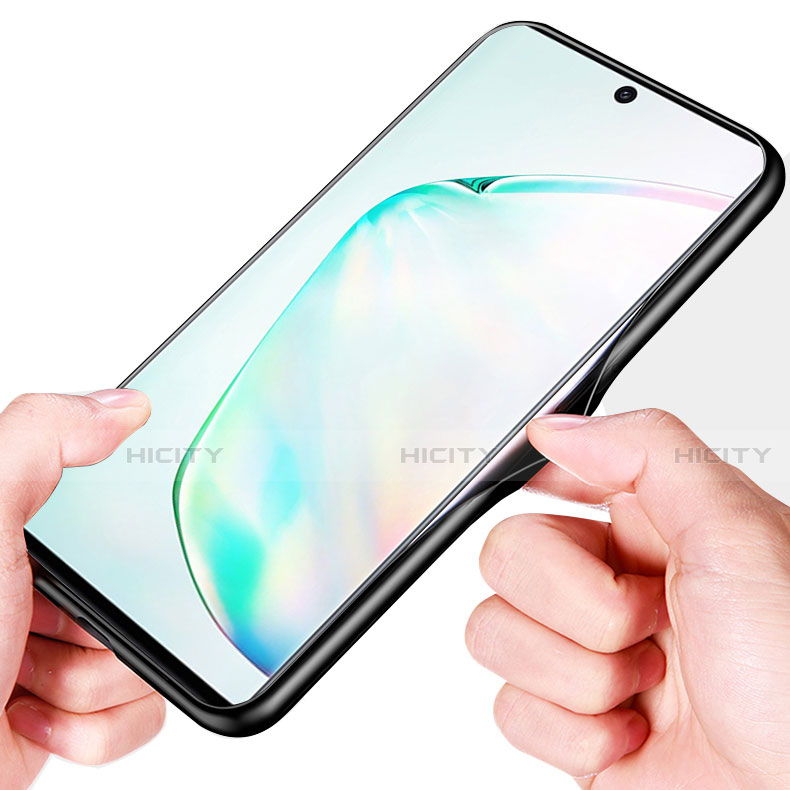 Samsung Galaxy Note 10 5G用ハイブリットバンパーケース プラスチック 鏡面 カバー T01 サムスン 