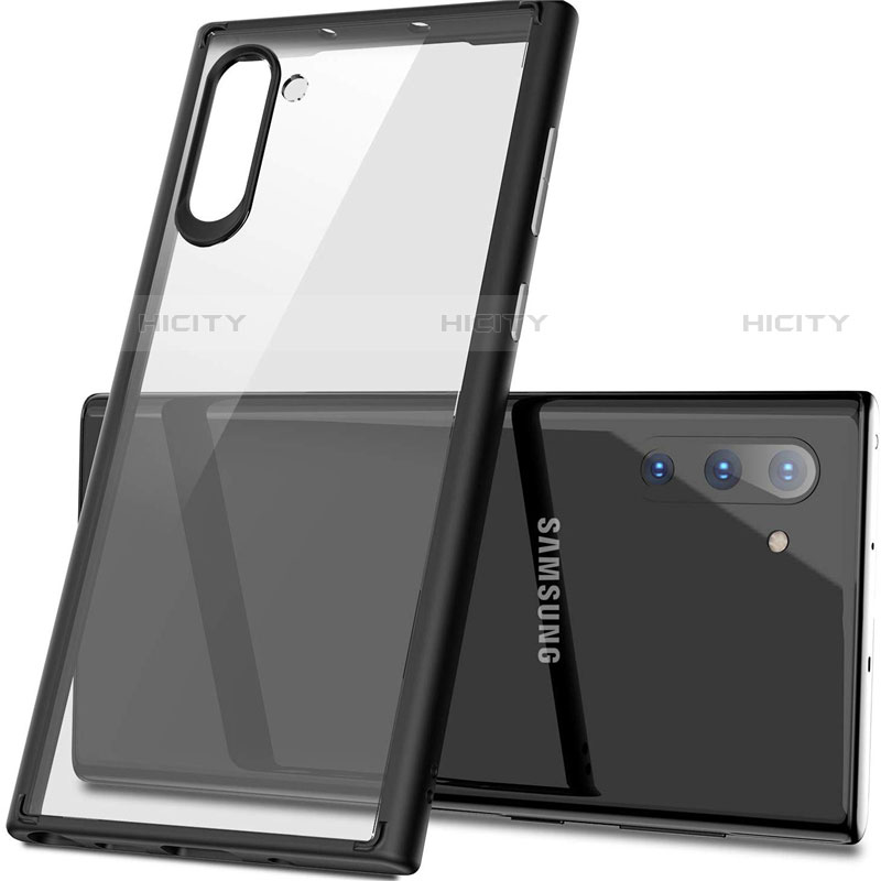 Samsung Galaxy Note 10 5G用ハイブリットバンパーケース 透明 プラスチック 鏡面 カバー M03 サムスン 