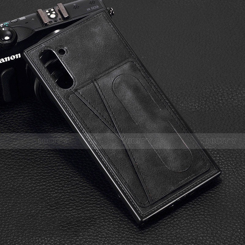 Samsung Galaxy Note 10 5G用ケース 高級感 手触り良いレザー柄 R07 サムスン 