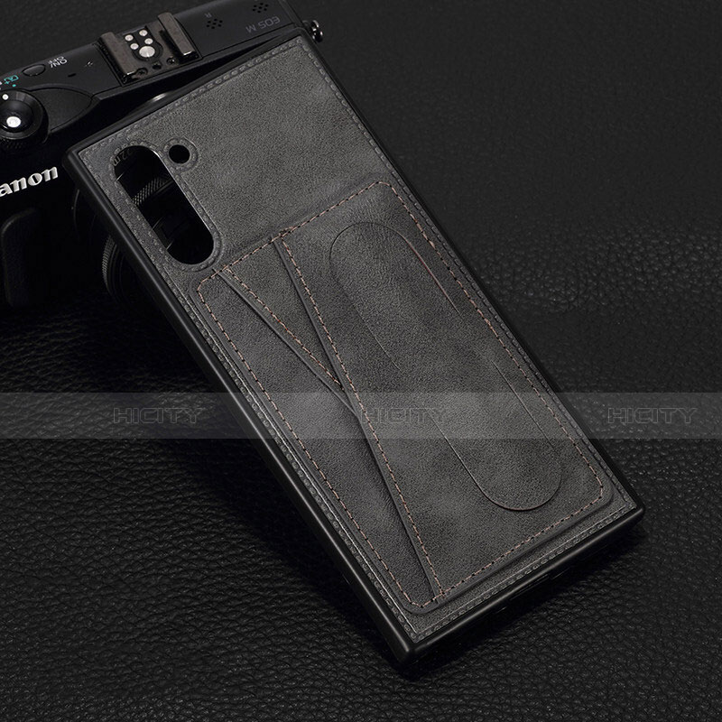 Samsung Galaxy Note 10 5G用ケース 高級感 手触り良いレザー柄 R07 サムスン 