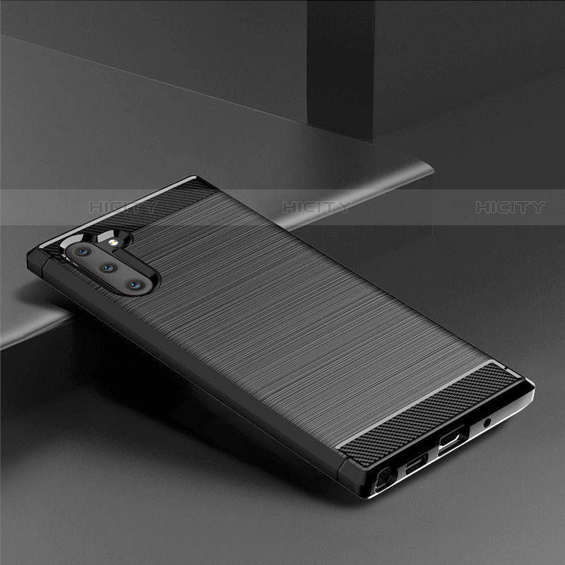 Samsung Galaxy Note 10 5G用シリコンケース ソフトタッチラバー ライン カバー サムスン 