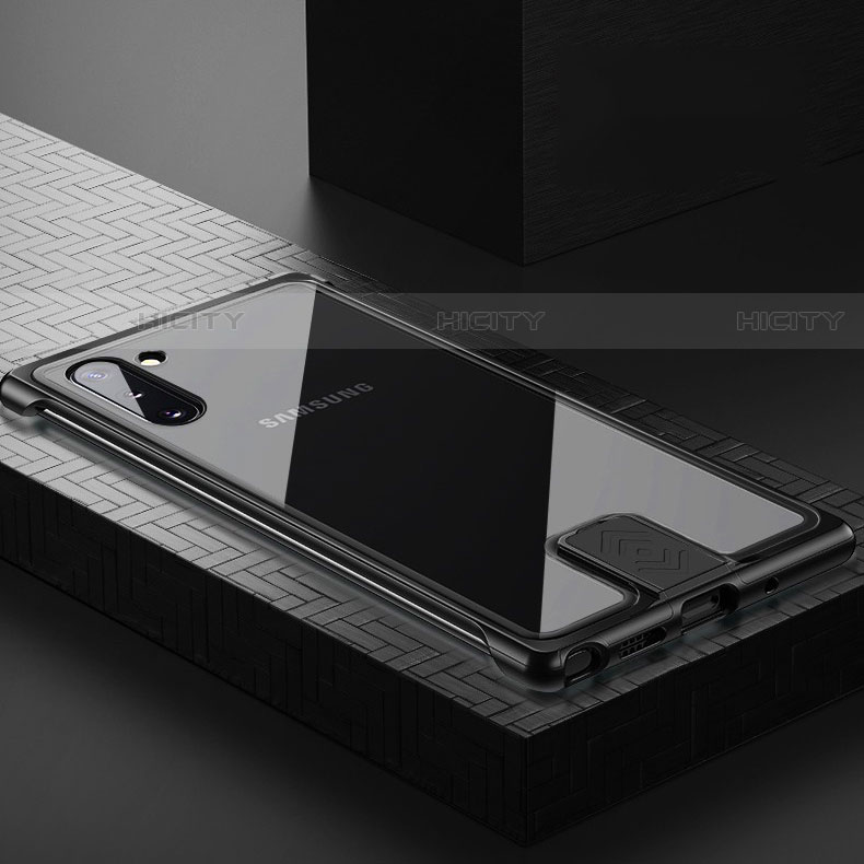 Samsung Galaxy Note 10 5G用ケース 高級感 手触り良い アルミメタル 製の金属製 360度 フルカバーバンパー 鏡面 カバー M05 サムスン 