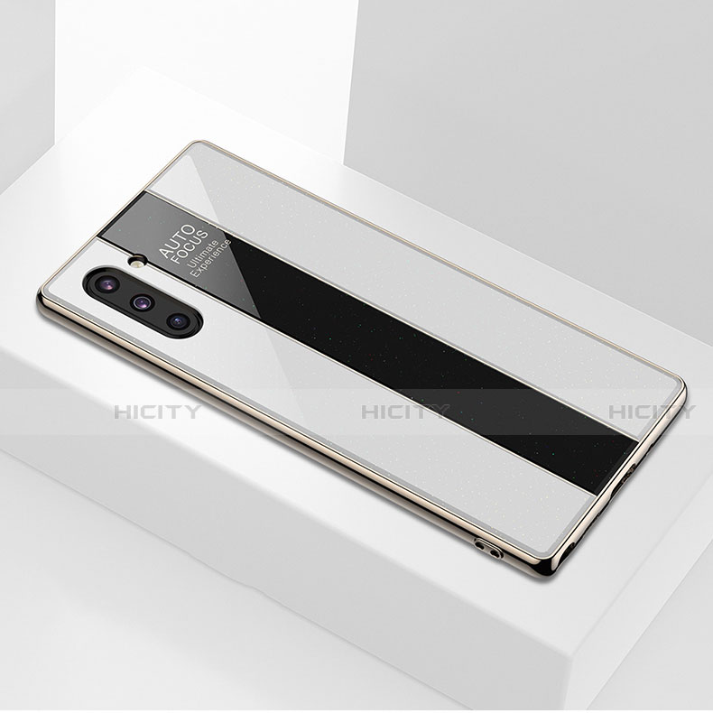 Samsung Galaxy Note 10 5G用ハイブリットバンパーケース プラスチック 鏡面 カバー サムスン 