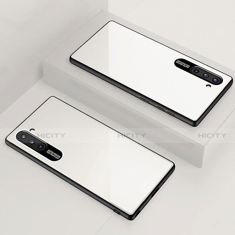 Samsung Galaxy Note 10 5G用ハイブリットバンパーケース プラスチック 鏡面 カバー M01 サムスン 