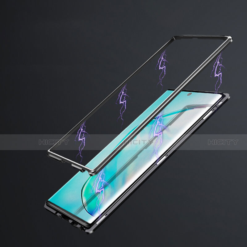 Samsung Galaxy Note 10 5G用ケース 高級感 手触り良い アルミメタル 製の金属製 バンパー カバー T01 サムスン 