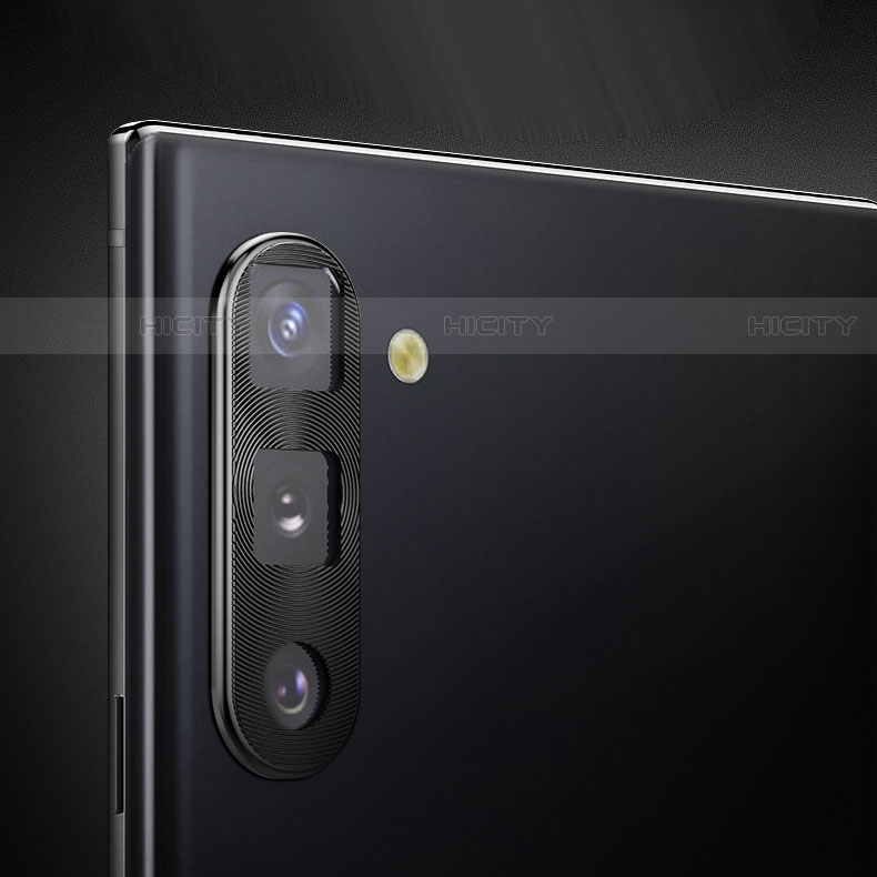 Samsung Galaxy Note 10 5G用強化ガラス カメラプロテクター カメラレンズ 保護ガラスフイルム サムスン ブラック
