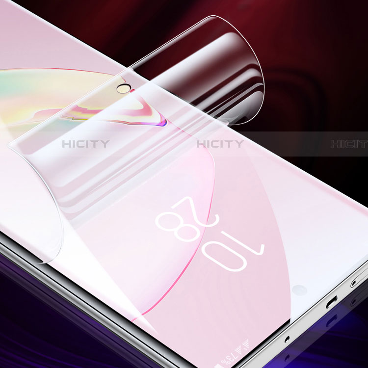 Samsung Galaxy Note 10 5G用高光沢 液晶保護フィルム フルカバレッジ画面 サムスン クリア