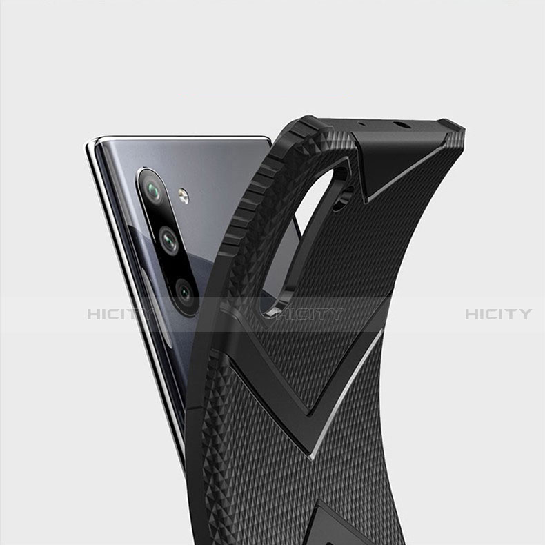 Samsung Galaxy Note 10用360度 フルカバー極薄ソフトケース シリコンケース 耐衝撃 全面保護 バンパー C09 サムスン 