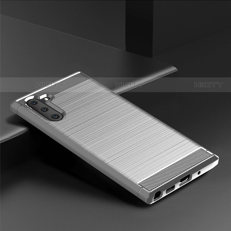 Samsung Galaxy Note 10用シリコンケース ソフトタッチラバー ライン カバー サムスン 
