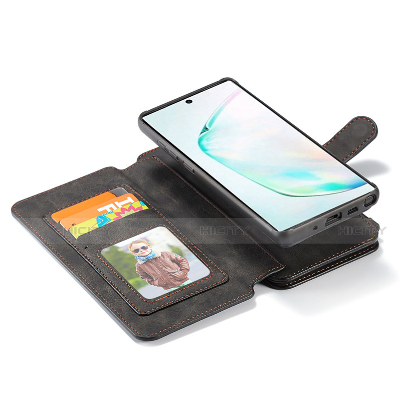 Samsung Galaxy Note 10用手帳型 レザーケース スタンド カバー T01 サムスン 