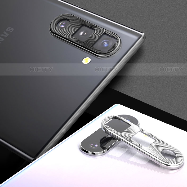 Samsung Galaxy Note 10用強化ガラス カメラプロテクター カメラレンズ 保護ガラスフイルム サムスン シルバー