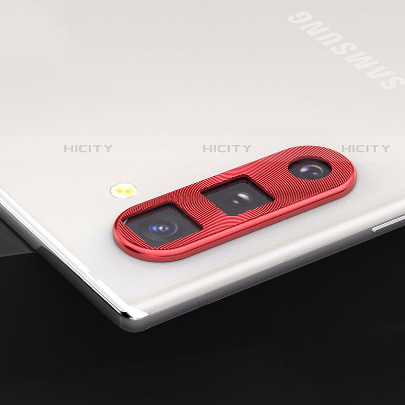Samsung Galaxy Note 10用強化ガラス カメラプロテクター カメラレンズ 保護ガラスフイルム サムスン レッド