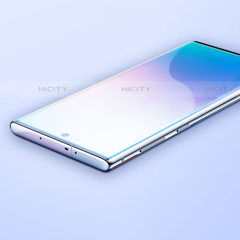Samsung Galaxy Note 10用強化ガラス フル液晶保護フィルム F04 サムスン ブラック