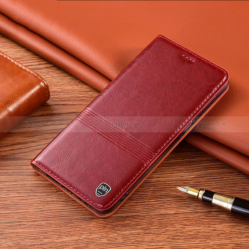 Samsung Galaxy Note 10 Plus 5G用手帳型 レザーケース スタンド カバー H09P サムスン レッド