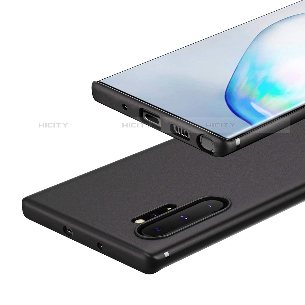 Samsung Galaxy Note 10 Plus 5G用極薄ソフトケース シリコンケース 耐衝撃 全面保護 サムスン ブラック