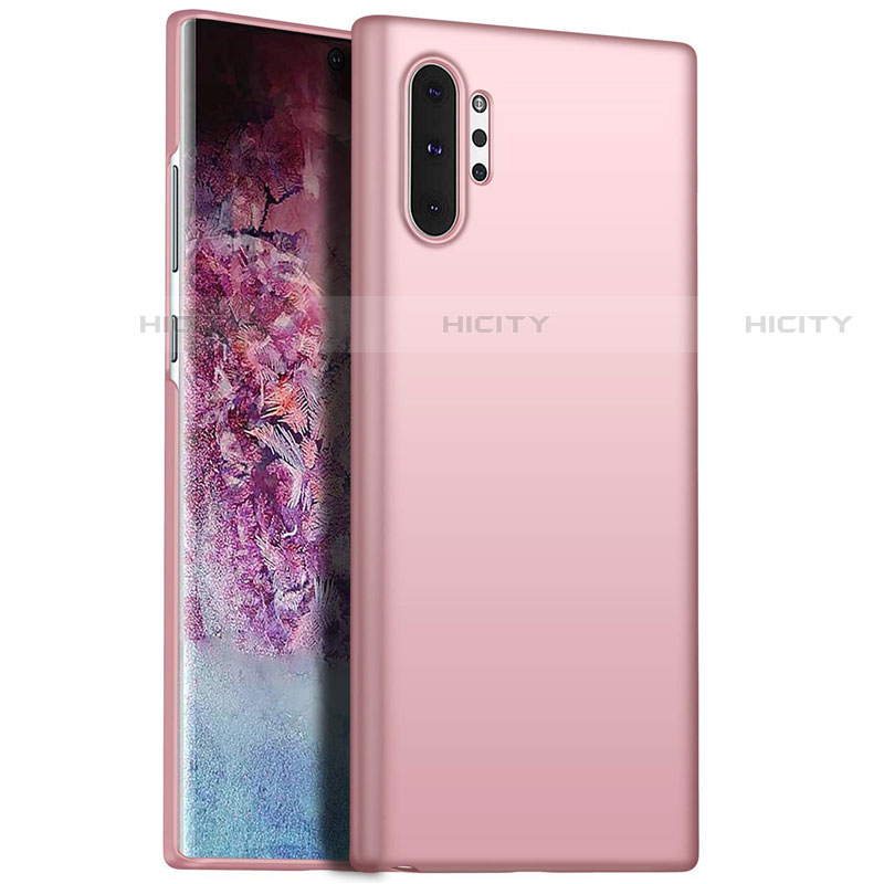 Samsung Galaxy Note 10 Plus 5G用ハードケース プラスチック 質感もマット カバー M02 サムスン ローズゴールド