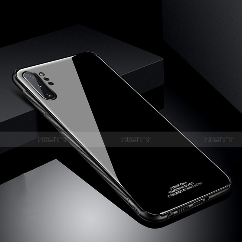 Samsung Galaxy Note 10 Plus 5G用ハイブリットバンパーケース プラスチック 鏡面 カバー T01 サムスン 