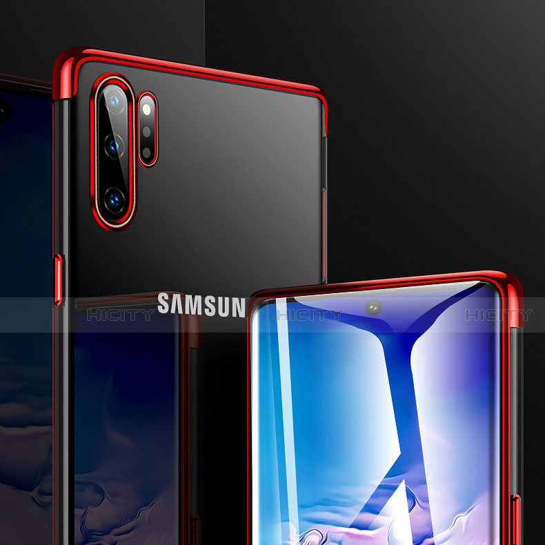 Samsung Galaxy Note 10 Plus 5G用極薄ソフトケース シリコンケース 耐衝撃 全面保護 クリア透明 H01 サムスン 