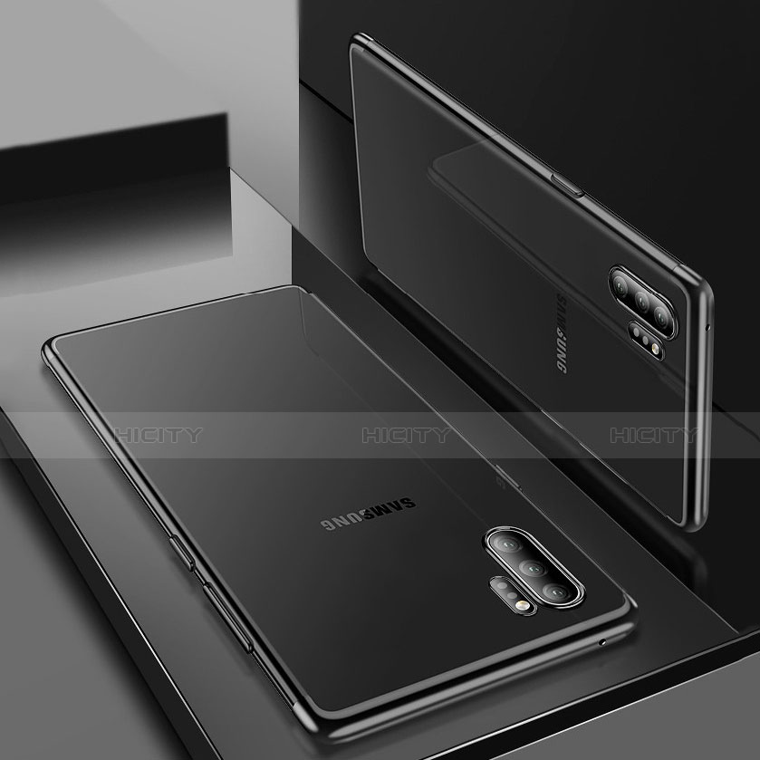 Samsung Galaxy Note 10 Plus 5G用極薄ソフトケース シリコンケース 耐衝撃 全面保護 クリア透明 H01 サムスン 