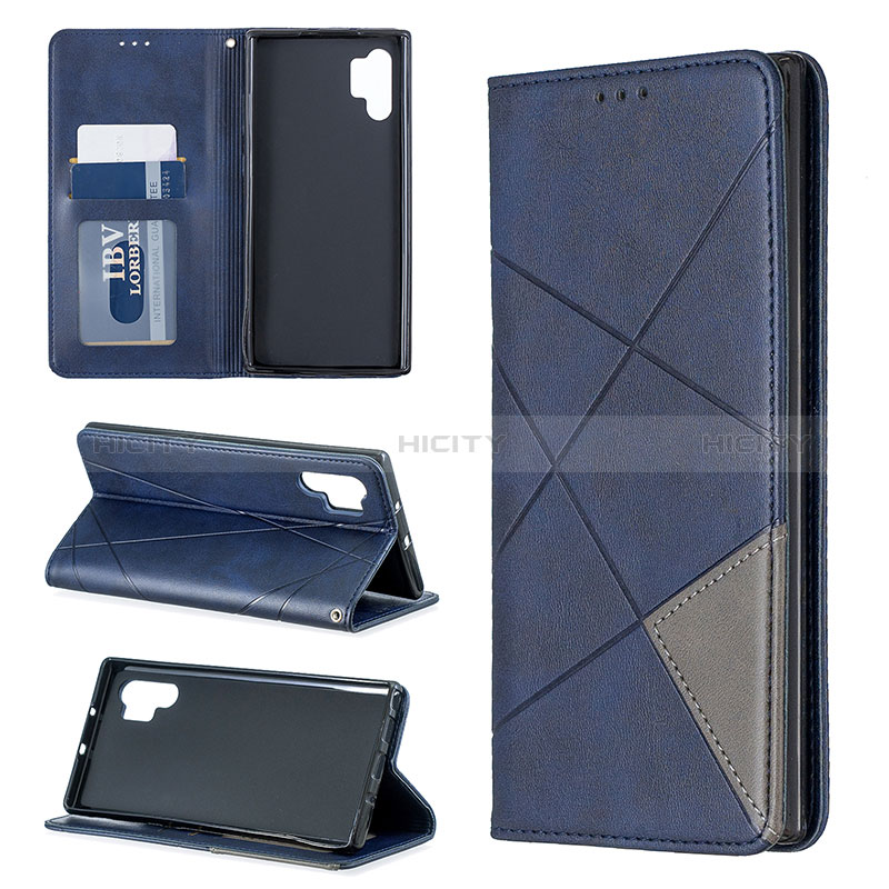 Samsung Galaxy Note 10 Plus 5G用手帳型 レザーケース スタンド カバー B07F サムスン 