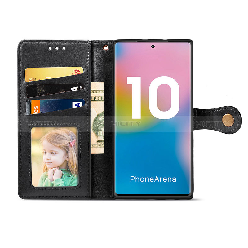 Samsung Galaxy Note 10 Plus 5G用手帳型 レザーケース スタンド カバー S05D サムスン 