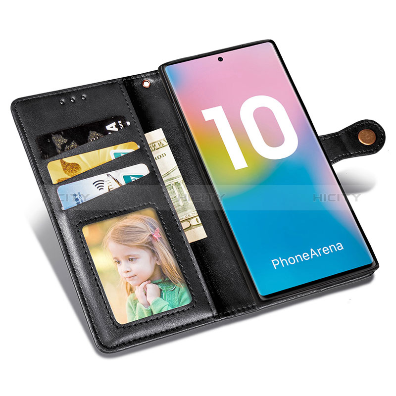 Samsung Galaxy Note 10 Plus 5G用手帳型 レザーケース スタンド カバー S05D サムスン 