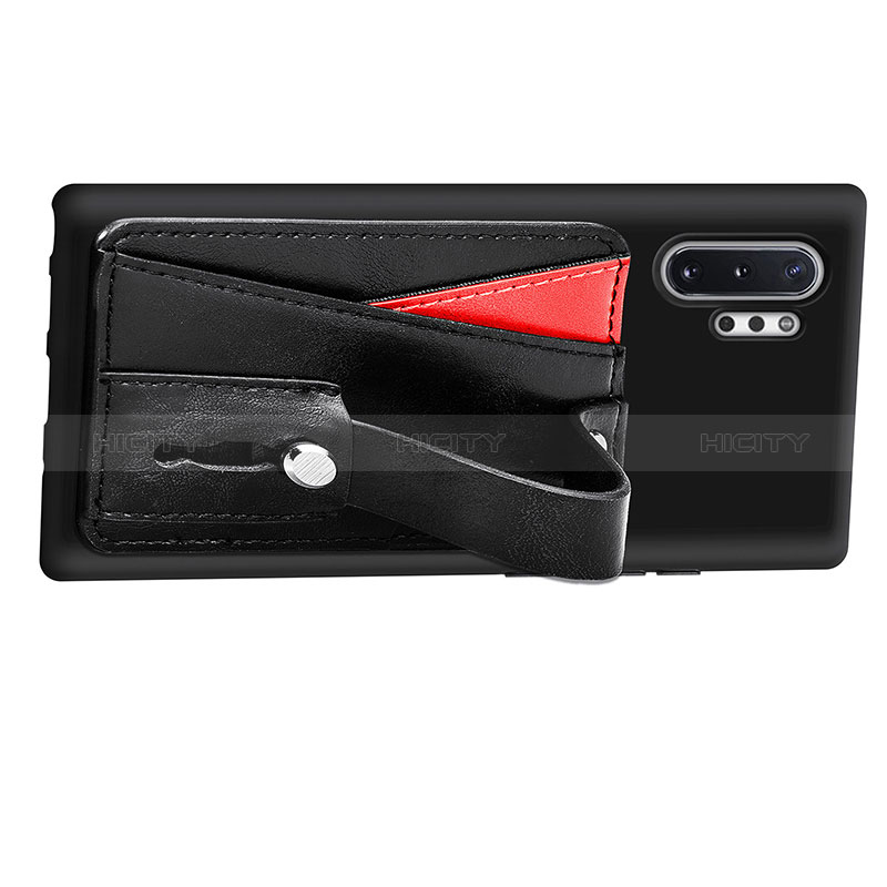 Samsung Galaxy Note 10 Plus 5G用極薄ソフトケース シリコンケース 耐衝撃 全面保護 マグネット式 バンパー S06D サムスン 