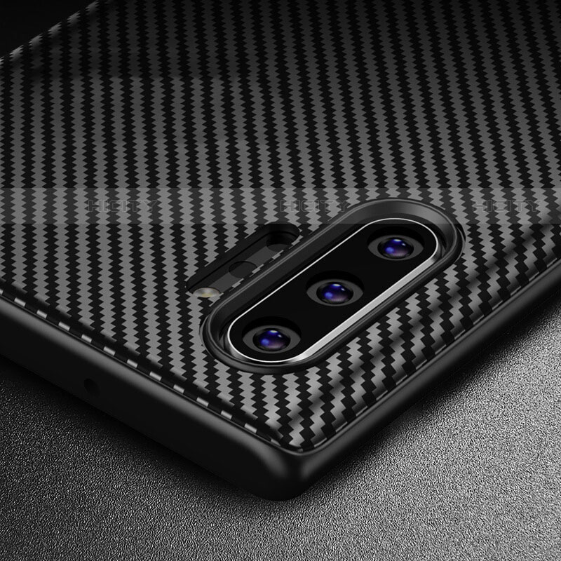 Samsung Galaxy Note 10 Plus 5G用シリコンケース ソフトタッチラバー ツイル カバー S01 サムスン