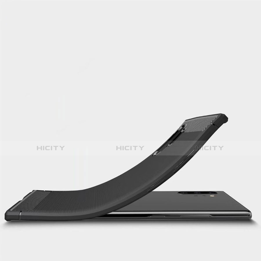 Samsung Galaxy Note 10 Plus 5G用シリコンケース ソフトタッチラバー ライン カバー サムスン