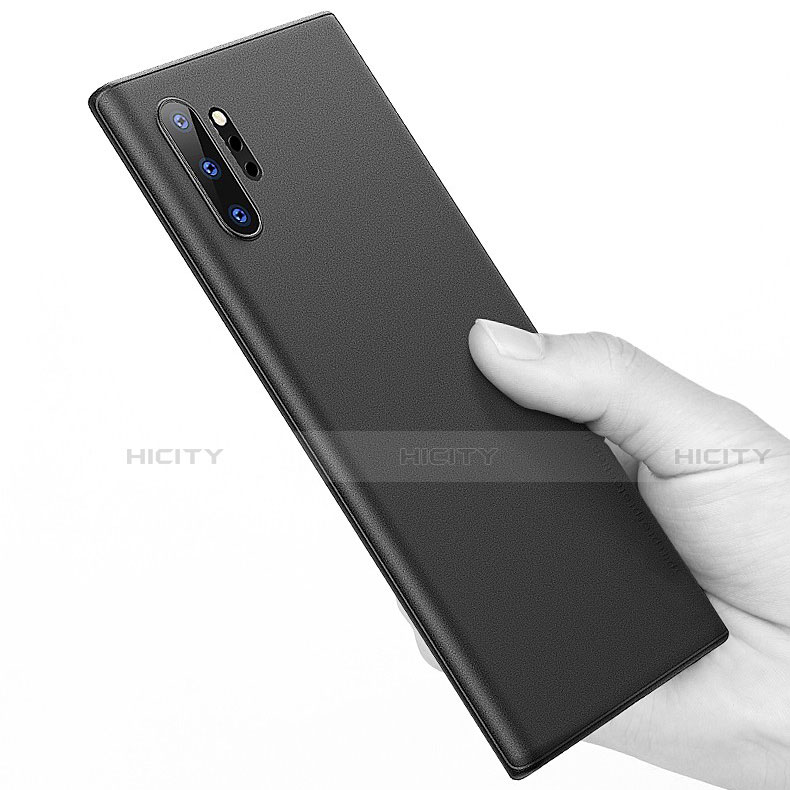 Samsung Galaxy Note 10 Plus 5G用極薄ケース クリア透明 プラスチック 質感もマットU01 サムスン 