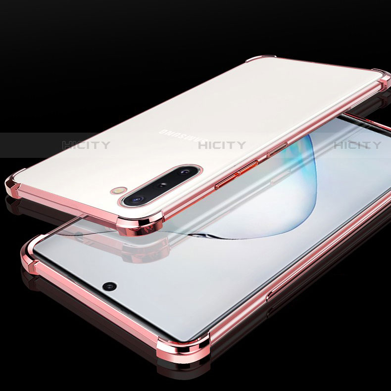 Samsung Galaxy Note 10 Plus 5G用極薄ソフトケース シリコンケース 耐衝撃 全面保護 透明 H04 サムスン 