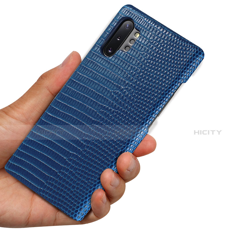 Samsung Galaxy Note 10 Plus 5G用ケース 高級感 手触り良いレザー柄 P02 サムスン 