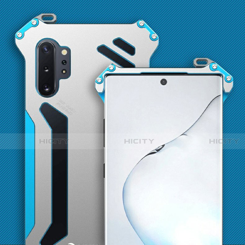 Samsung Galaxy Note 10 Plus 5G用ケース 高級感 手触り良い アルミメタル 製の金属製 カバー T01 サムスン 