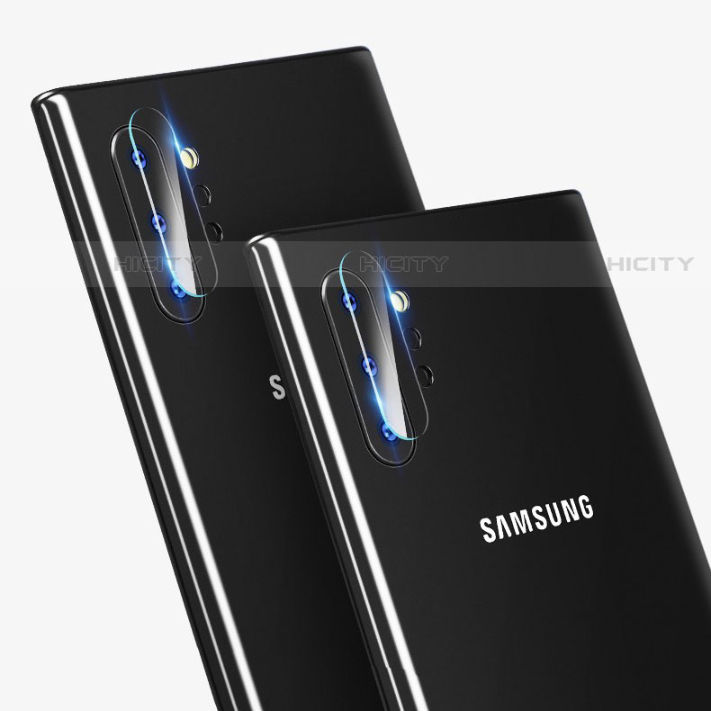 Samsung Galaxy Note 10 Plus 5G用強化ガラス カメラプロテクター カメラレンズ 保護ガラスフイルム サムスン クリア