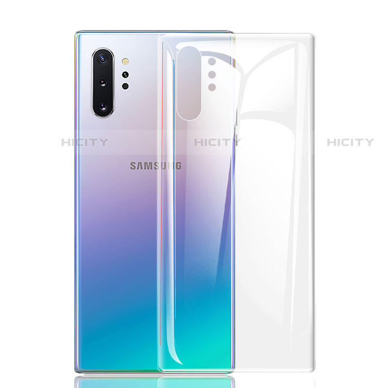 Samsung Galaxy Note 10 Plus 5G用高光沢 液晶保護フィルム 背面保護フィルム同梱 サムスン クリア