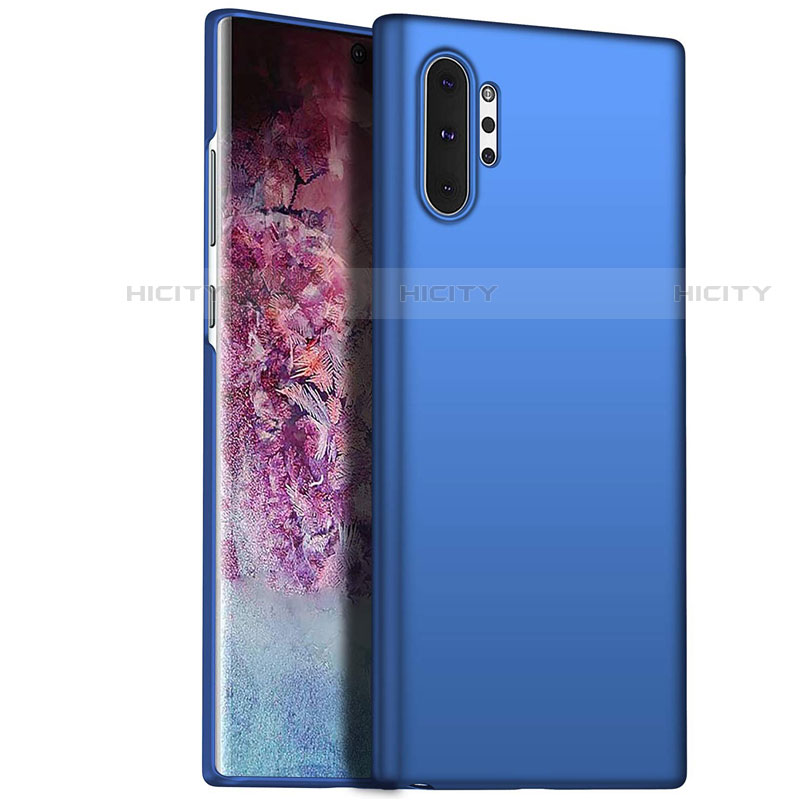 Samsung Galaxy Note 10 Plus用ハードケース プラスチック 質感もマット カバー M02 サムスン ネイビー